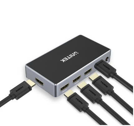 switch HDMI 5 ra 1 vào 4K chính hãng Unitek V1110A